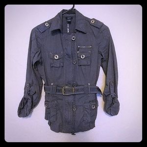 Utility style cotton jacket